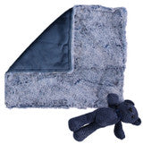 Delore Heather Luxe Stonewash & Navy Solid Lovey