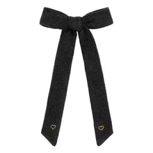 Load image into Gallery viewer, Le Enfant Little Heart Bow - Gray