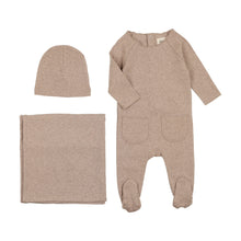 Load image into Gallery viewer, Mema Knits Heathered Roll Neck 3PC Set - Oatmeal
