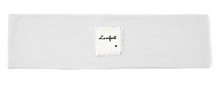 Load image into Gallery viewer, Le Enfant Raw Edge Logo Sweatband White