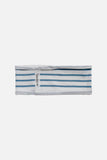 Booso Sweatband - Blue & Ivory Striped