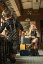 Load image into Gallery viewer, Mini Moda Oak &amp; Ash Dungarees