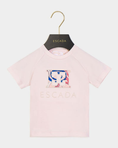 Escada Baby Girl SS Tee - Mauve Morn