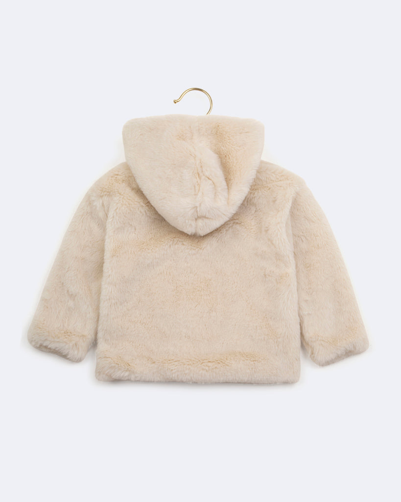 Escada Baby Girl Hooded Jacket - Oatmeal