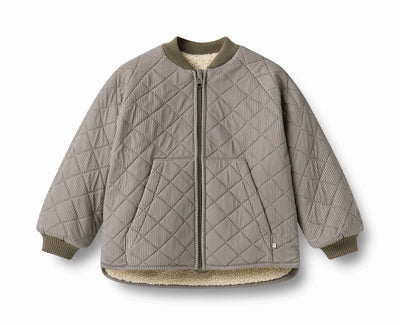 Wheat Lake Reversible Thermo Jacket - Brown Stripe