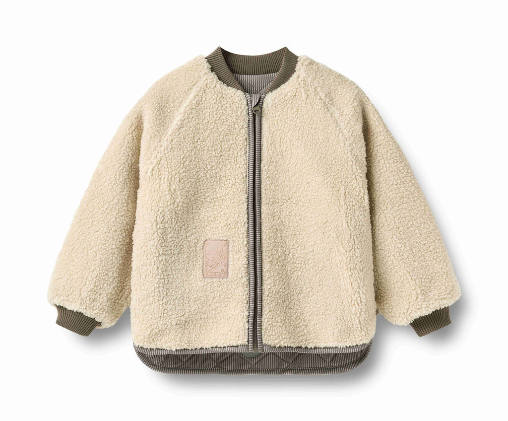 Wheat Lake Reversible Thermo Jacket - Brown Stripe