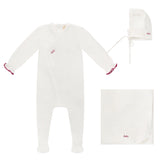 Bubani Bebe Collection Girls Layette Set - White
