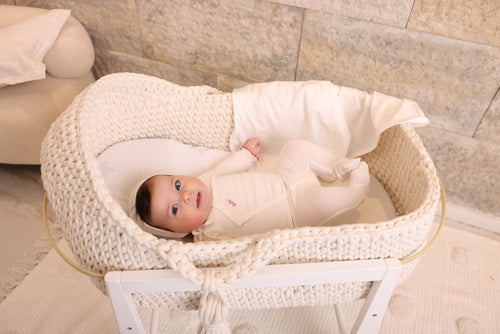 Bubani Bebe Collection Girls Layette Set - White