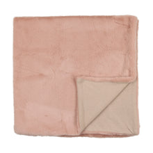 Load image into Gallery viewer, Mema Knits Fur Marrow Edge Blanket - Pink