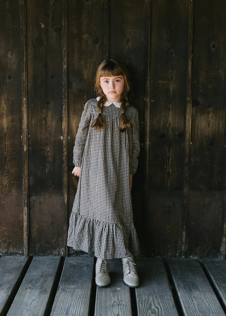 Lil Legs Folk Maxi - Gingham