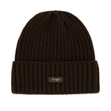 Le Enfant Classic Ribbed Beanie - Brown
