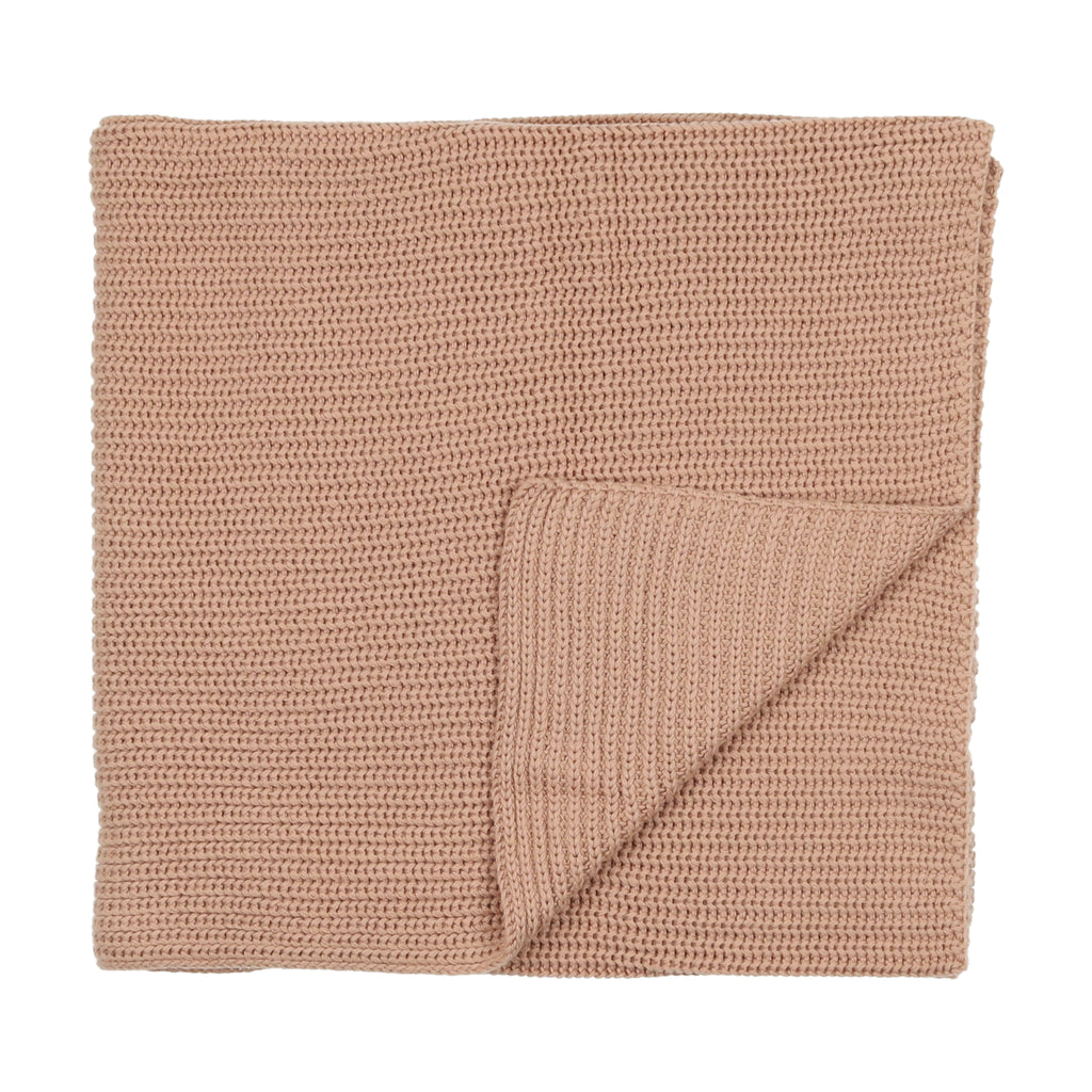 Mema Knit Chunky Knit Blanket - Pink