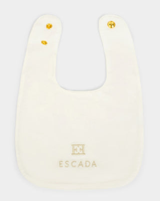 Escada Baby Girl Bib - Snow White