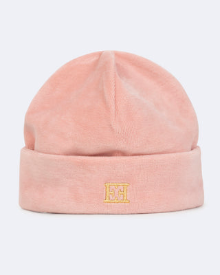 Escada Newborn Logo Hat - Bridal Rose