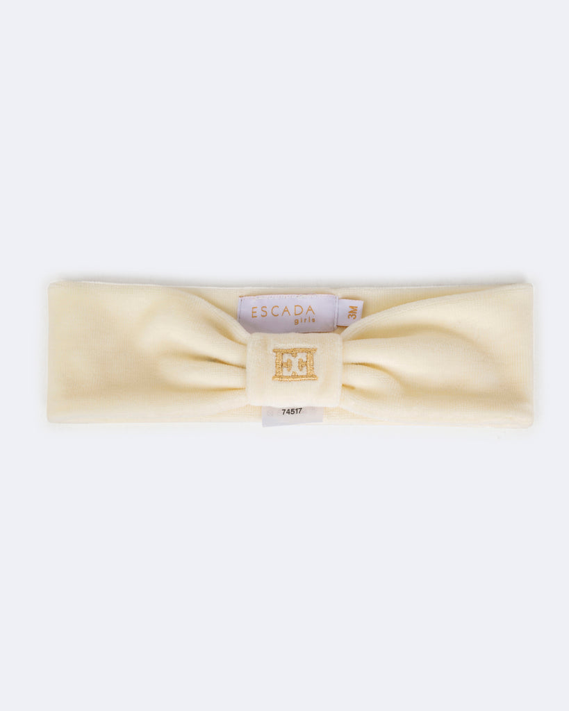 Escada Baby Headband - Antique White