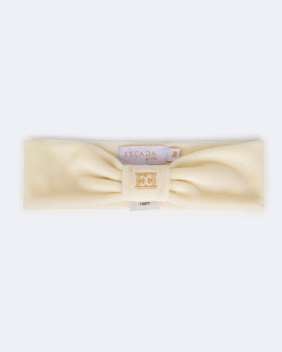 Escada Baby Headband - Antique White