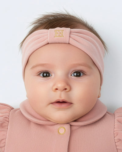 Escada Baby Headband - Bridal Rose