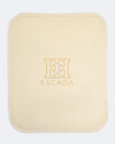 Escada Newborn Logo Blanket - Antique White