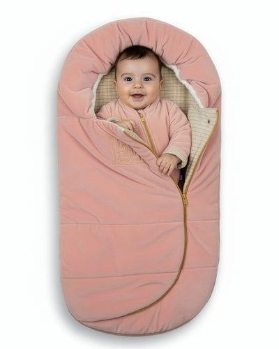 Escada Newborn Sleeping Bag - Bridal Rose