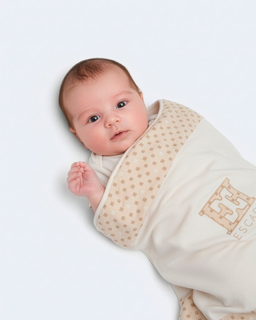 Escada Logo Blanket - Birch