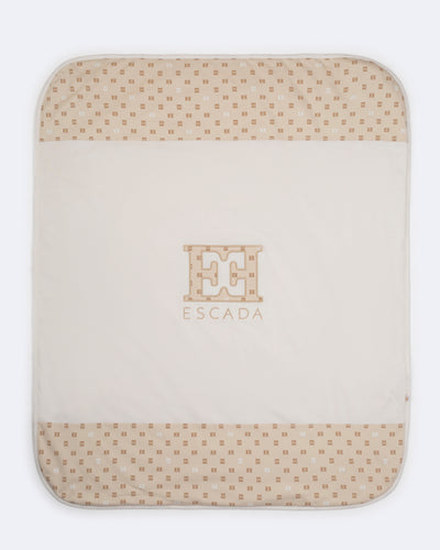 Escada Logo Blanket - Birch