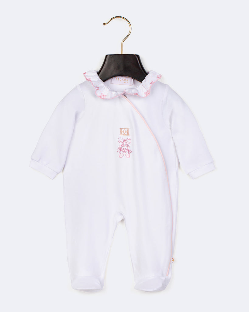 Escada Ballerina Footie - Bright White