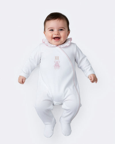 Escada Ballerina Footie - Bright White