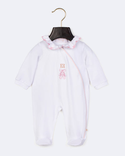 Escada Ballerina Footie - Bright White