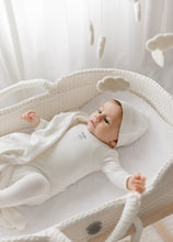 Load image into Gallery viewer, Bubani Boys Eyelet Cherry Collection Footie And Hat