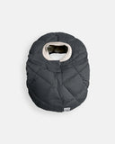 7AM Car Seat Cocoon - Benji Sherpa - Smokey