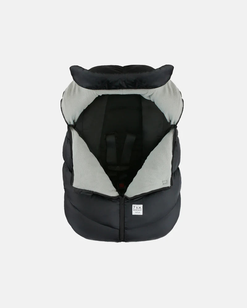 7AM Car Seat Cocoon - Black