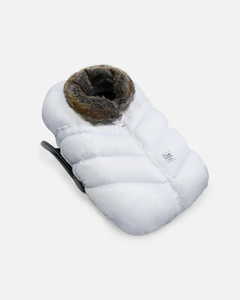 7AM Car Seat Cocoon Tundra -  White