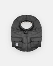 Load image into Gallery viewer, 7AM Car Seat Cocoon - Black Oslo Plush