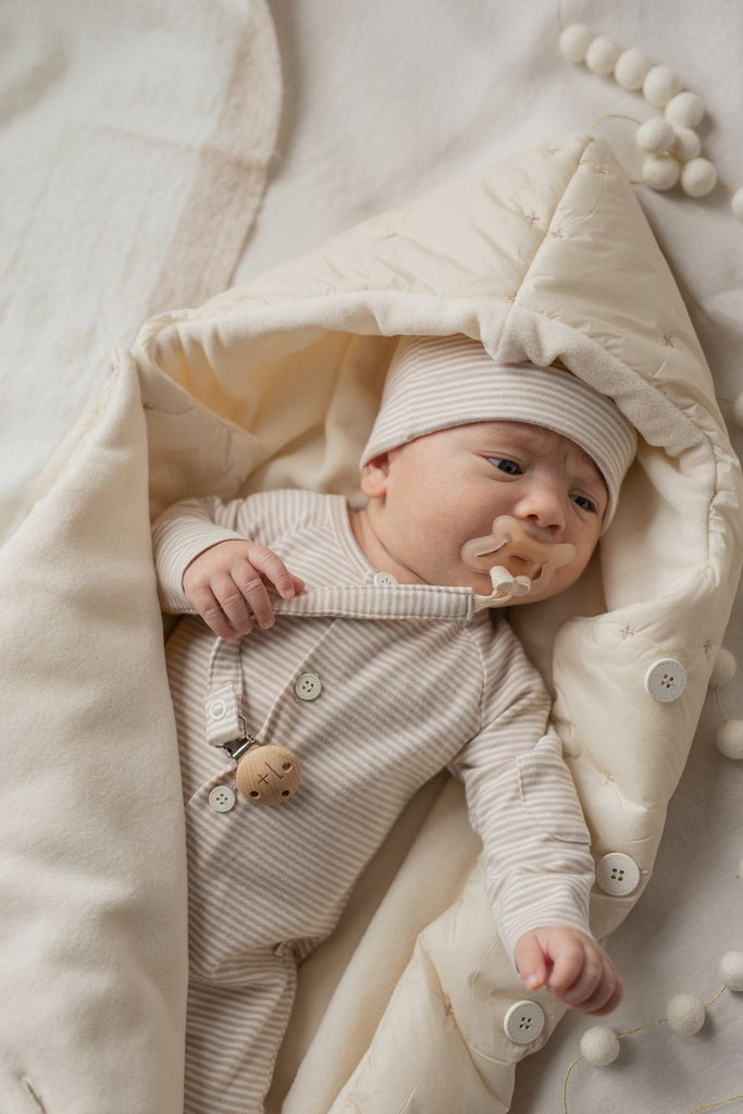 1+ in the Family Anais Padded Baby Nest - Ecru