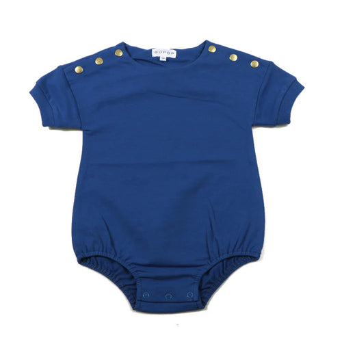 Bopop Snap Romper - Royal Blue
