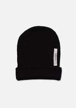 Load image into Gallery viewer, Booso Double Ribbed Beanie - Black