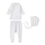 Oubon Wrap 2 Pc With Stitching And Hat - Blue