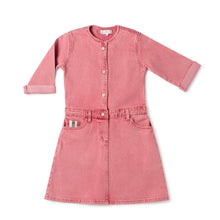 Load image into Gallery viewer, Birnham On The Sea Cargo Dress - Red Denim