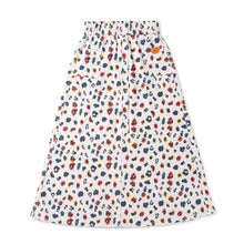 Load image into Gallery viewer, Birnham On The Sea Denim Midi Skirt - Rainbow Leopard