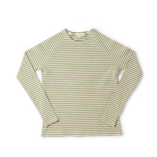 Load image into Gallery viewer, Birnham On The Sea Teen Crew - Green Stripe