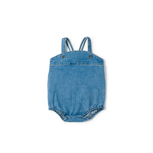 Birnham On The Sea Romper - Denim