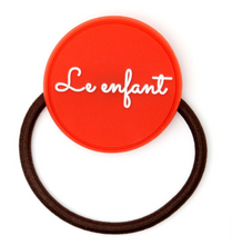 Load image into Gallery viewer, Le Enfant  Rubber Logo Pony Rubber Red