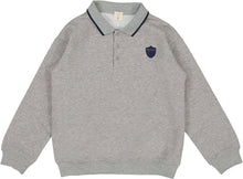 Load image into Gallery viewer, Lil Legs Fan Club Polo Sweatshirt - Light Grey Heather