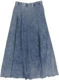 Lil Legs Panel Maxi Skirt - Blue Wash