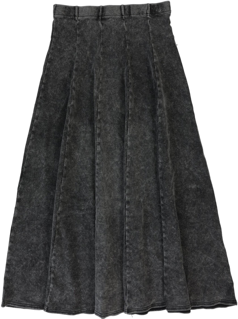 Lil Legs Panel Maxi Skirt - Black Wash