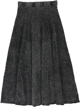 Load image into Gallery viewer, Lil Legs Panel Maxi Skirt - Black Wash