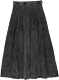 Lil Legs Panel Maxi Skirt - Black Wash