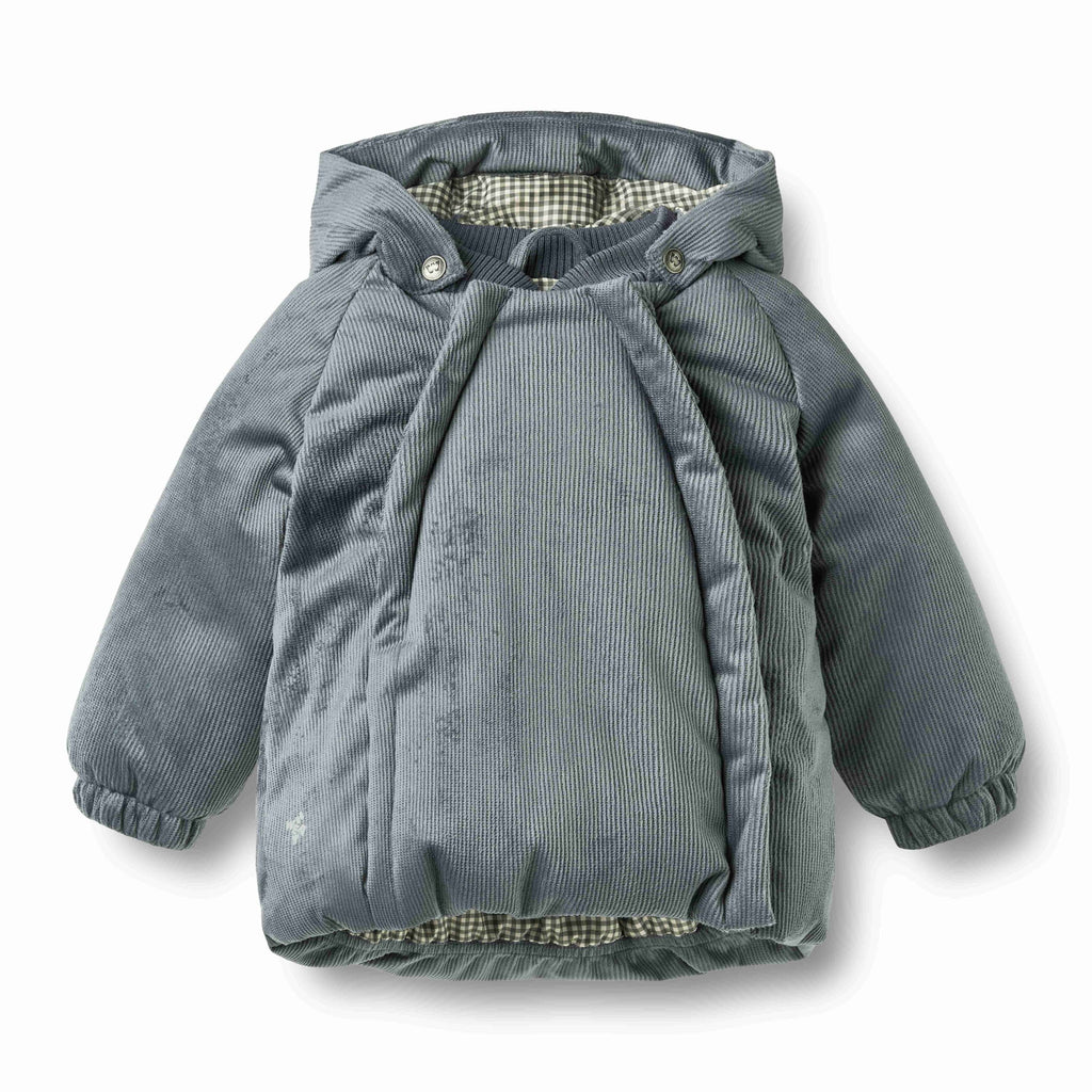 Wheat Morgen Puffer Jacket - Grey Blue