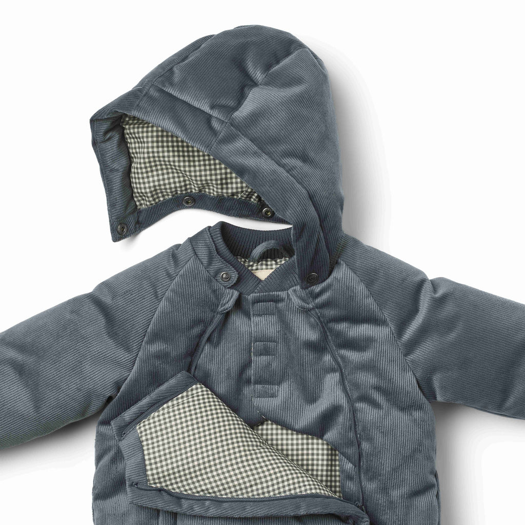 Wheat Morgen Puffer Jacket - Grey Blue