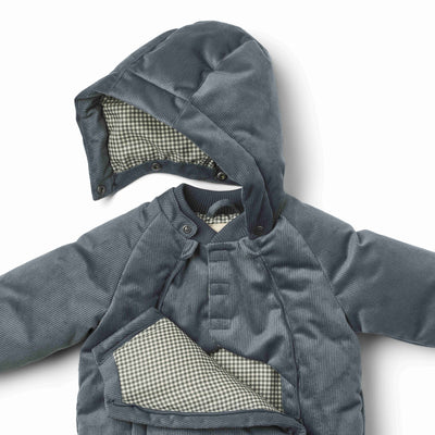 Wheat Morgen Puffer Jacket - Grey Blue